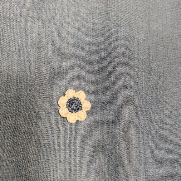 Gerry Weber Women's Tunic Sz 10 Blue Tencel Denim Upcycled Bohemian Cottagecore - Picture 4 of 9